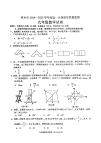 江西省萍乡市2024-2025学年九年级上学期1月期末数学试题