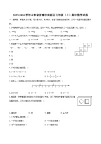 2025-2026学年山东省济南市高新区七年级（上）期中数学试卷