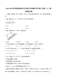 2025-2026学年陕西省西安市交通大学附属中学分校八年级（上）期中数学试卷-自定义类型