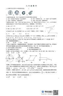 河南省信阳市浉河中学2025-2026学年九年级上学期十月数学周测卷（第二十一章～第二十四章 ）（月考）