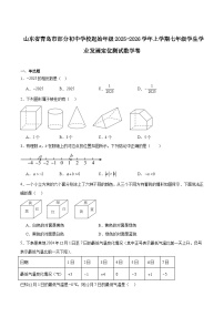 山东省青岛市部分初中学校2025-2026学年七年级上学期期中考试数学试卷（含答案）