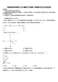 安徽省亳州市谯城区2026届数学七年级第一学期期末学业水平测试试题含解析