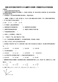 安徽六安市叶集区平岗中学2026届数学七年级第一学期期末学业水平测试试题含解析