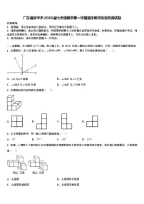 广东省恩平市2026届七年级数学第一学期期末教学质量检测试题含解析
