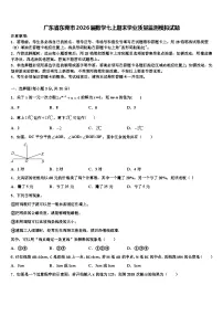 广东省东莞市2026届数学七上期末学业质量监测模拟试题含解析