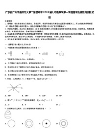 广东省广州华南师范大第二附属中学2026届七年级数学第一学期期末质量检测模拟试题含解析