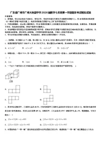 广东省广州市广州大附属中学2026届数学七年级第一学期期末考试模拟试题含解析