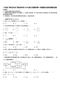 广东省广州市白云区广雅实验学校2026届七年级数学第一学期期末达标检测模拟试题含解析