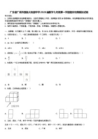 广东省广州外国语大附属中学2026届数学七年级第一学期期末经典模拟试题含解析