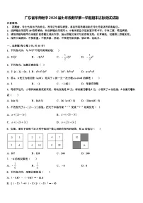 广东省华师附中2026届七年级数学第一学期期末达标测试试题含解析