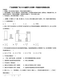 广东省黄埔区广附2026届数学七年级第一学期期末经典模拟试题含解析
