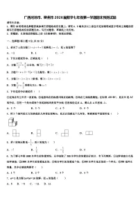 广西河池市、柳州市2026届数学七年级第一学期期末预测试题含解析
