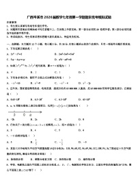 广西岑溪市2026届数学七年级第一学期期末统考模拟试题含解析