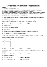 广东省阳江市四校2026届数学七年级第一学期期末达标测试试题含解析