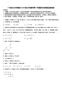 广东省汕头市潮南区2026届七年级数学第一学期期末质量跟踪监视试题含解析