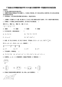 广东省汕头市潮阳区铜盂中学2026届七年级数学第一学期期末综合测试试题含解析