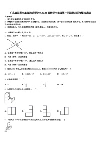 广东省深圳市龙岗区新梓学校2026届数学七年级第一学期期末联考模拟试题含解析