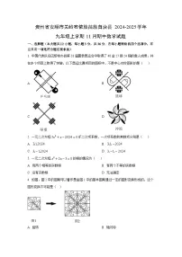 贵州省安顺市关岭布依族苗族自治县2024-2025学年九年级上学期11月期中数学试题(学生版)