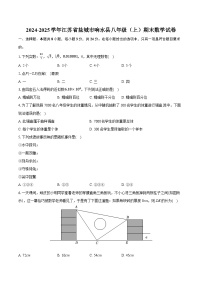 2024-2025学年江苏省盐城市响水县八年级（上）期末数学试卷