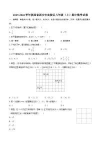 2025-2026学年陕西省西安市高陵区八年级（上）期中数学试卷-自定义类型