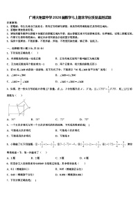 广州大附属中学2026届数学七上期末学业质量监测试题含解析