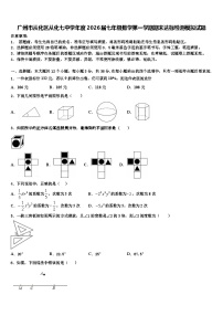 广州市从化区从化七中学年度2026届七年级数学第一学期期末达标检测模拟试题含解析