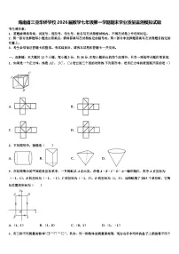 海南省三亚华侨学校2026届数学七年级第一学期期末学业质量监测模拟试题含解析