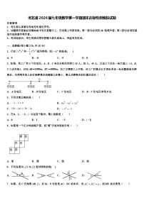 河北省2026届七年级数学第一学期期末达标检测模拟试题含解析