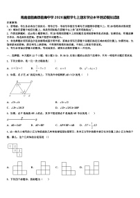 海南省临高县临高中学2026届数学七上期末学业水平测试模拟试题含解析
