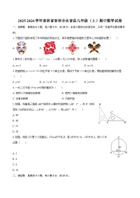 2025-2026学年吉林省吉林市永吉县九年级（上）期中数学试卷-自定义类型