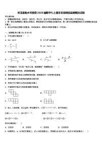 河北省衡水市景县2026届数学七上期末质量跟踪监视模拟试题含解析