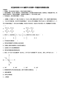 河北省鸡泽县2026届数学七年级第一学期期末经典模拟试题含解析