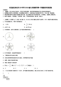 河北省石家庄市28中学2026届七年级数学第一学期期末检测试题含解析