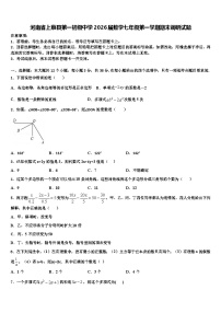 河南省上蔡县第一初级中学2026届数学七年级第一学期期末调研试题含解析