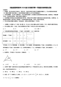 河南省临颍县联考2026届七年级数学第一学期期末调研模拟试题含解析