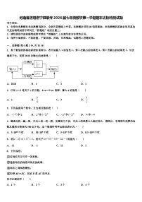 河南省洛阳洛宁县联考2026届七年级数学第一学期期末达标检测试题含解析