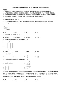 湖北省黄石市第十四中学2026届数学七上期末监测试题含解析