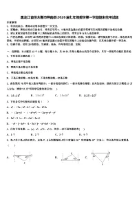 黑龙江省佳木斯市桦南县2026届七年级数学第一学期期末统考试题含解析