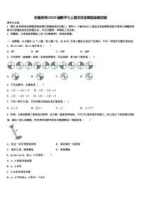 河南郑州2026届数学七上期末质量跟踪监视试题含解析