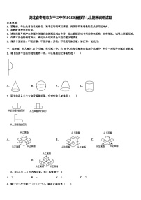 湖北省枣阳市太平三中学2026届数学七上期末调研试题含解析