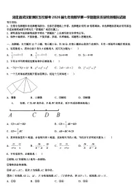 湖北省武汉新洲区五校联考2026届七年级数学第一学期期末质量检测模拟试题含解析