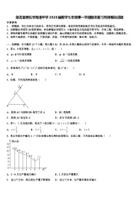 湖北省黄石市陶港中学2026届数学七年级第一学期期末复习检测模拟试题含解析
