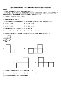 湖北省荆州市荆州区2026届数学七年级第一学期期末检测试题含解析