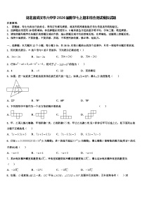 湖北省武汉市六中学2026届数学七上期末综合测试模拟试题含解析