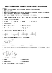 湖北省武汉市求新联盟联考2026届七年级数学第一学期期末复习检测模拟试题含解析