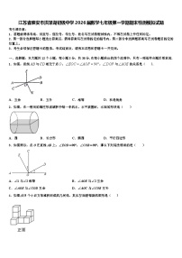 江苏省淮安市洪泽湖初级中学2026届数学七年级第一学期期末检测模拟试题含解析