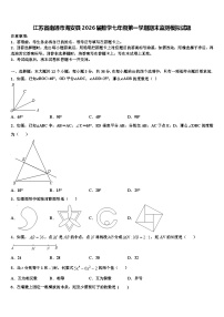 江苏省南通市海安县2026届数学七年级第一学期期末监测模拟试题含解析