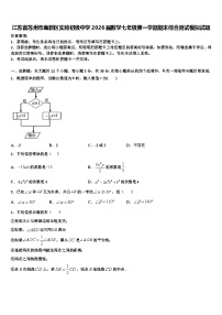 江苏省苏州市高新区实验初级中学2026届数学七年级第一学期期末综合测试模拟试题含解析