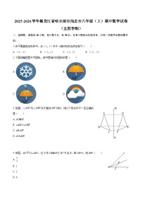 2025-2026学年黑龙江省哈尔滨市尚志市八年级（上）期中数学试卷（五四学制）-自定义类型