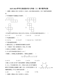 2025-2026学年江西省抚州市七年级（上）期中数学试卷-自定义类型